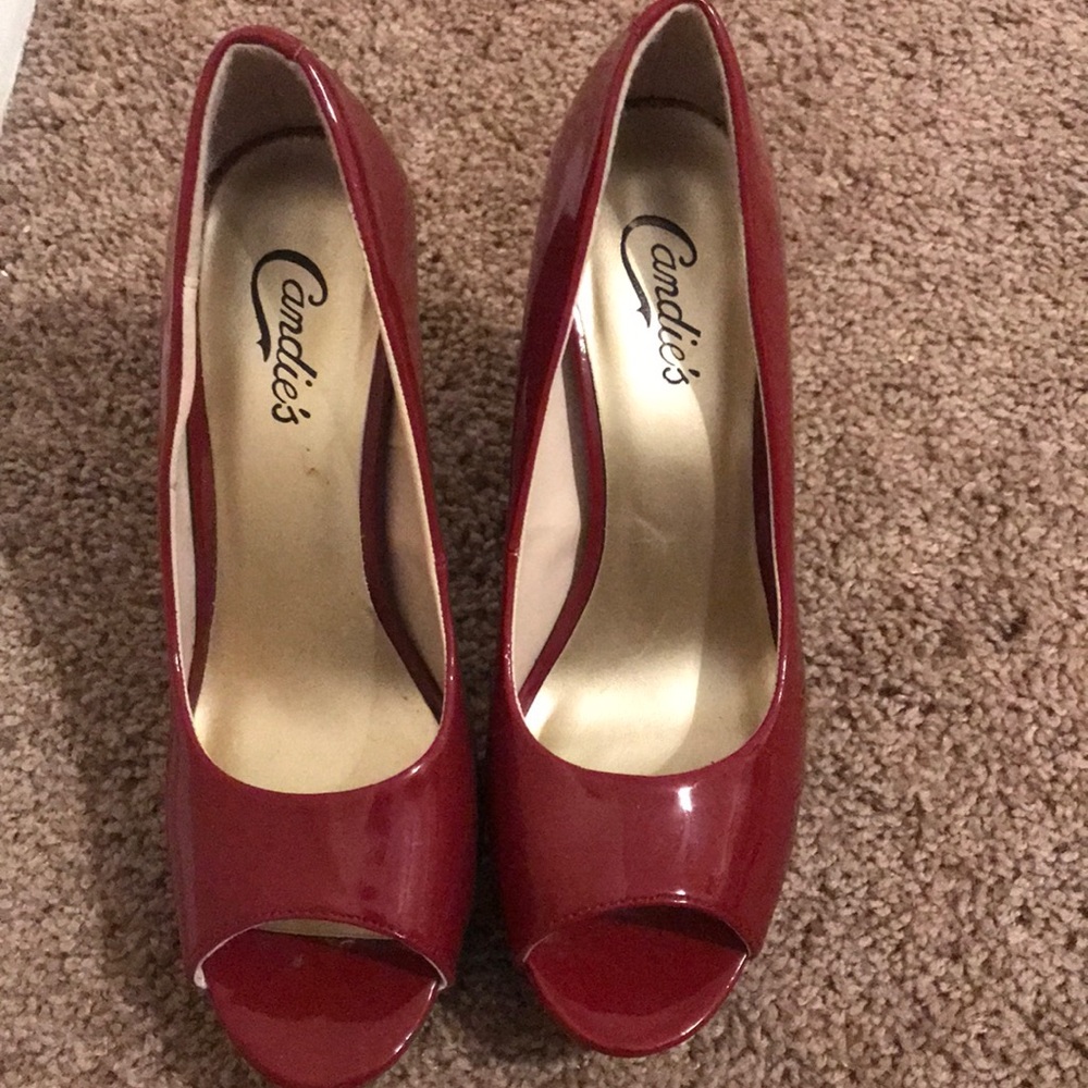 Red heels (~2in)